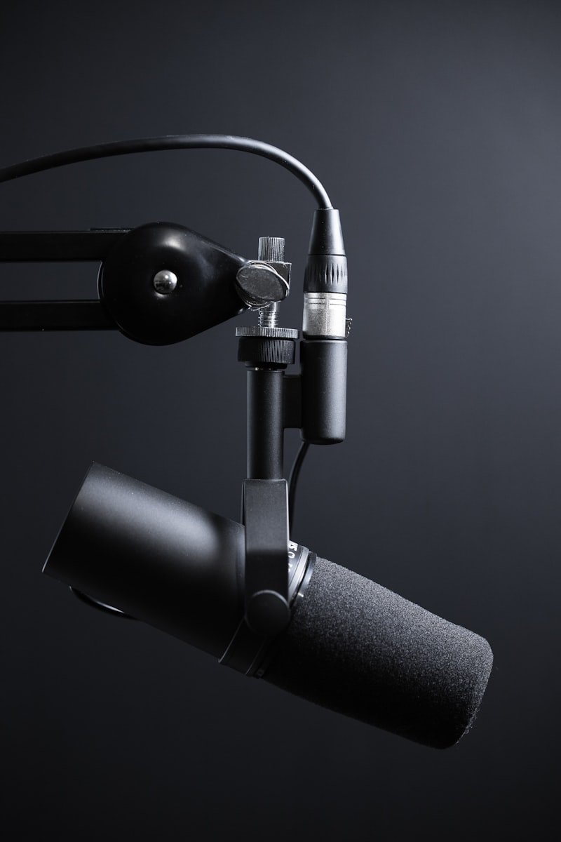 Enregistrement audio et vidéo d'un podcast en cours